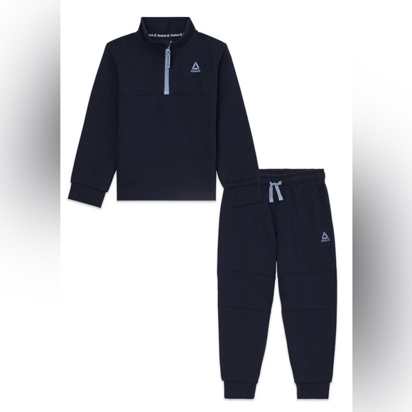 Reebok Other - Reebok Toddler Unisex Half Zip Pullover and Jogger Set, 2 Piece